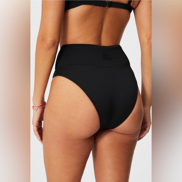 Fabletics High-Waisted Crossover Shaping Swim Bottom Sz small - Picture 3 of 8